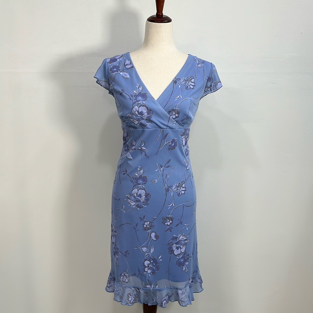 Vintage Floral 90's Midi Dress